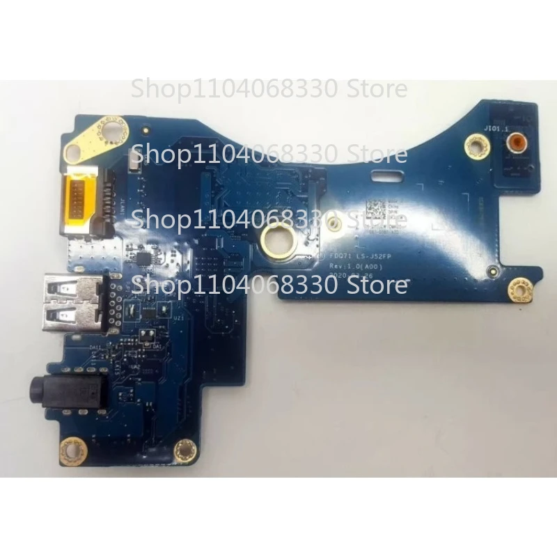 For Dell  M17 R2 R3 USB Audio Network Card Small Board 0KJJCW LS-J52FP