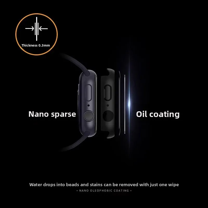 Applicable Apple Watch protective case iWatch case film integrated applewatch half pack case anti-drop protective cover
