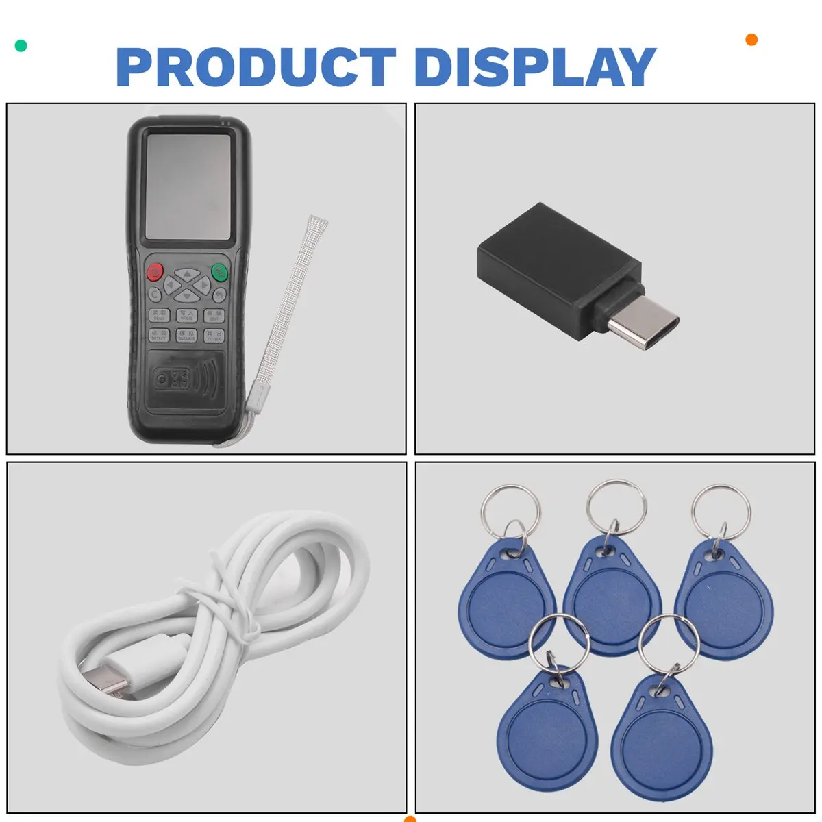 #98M Industrial & Scientific,Multi Frequencies RFID Smart Card Programmer (Black)