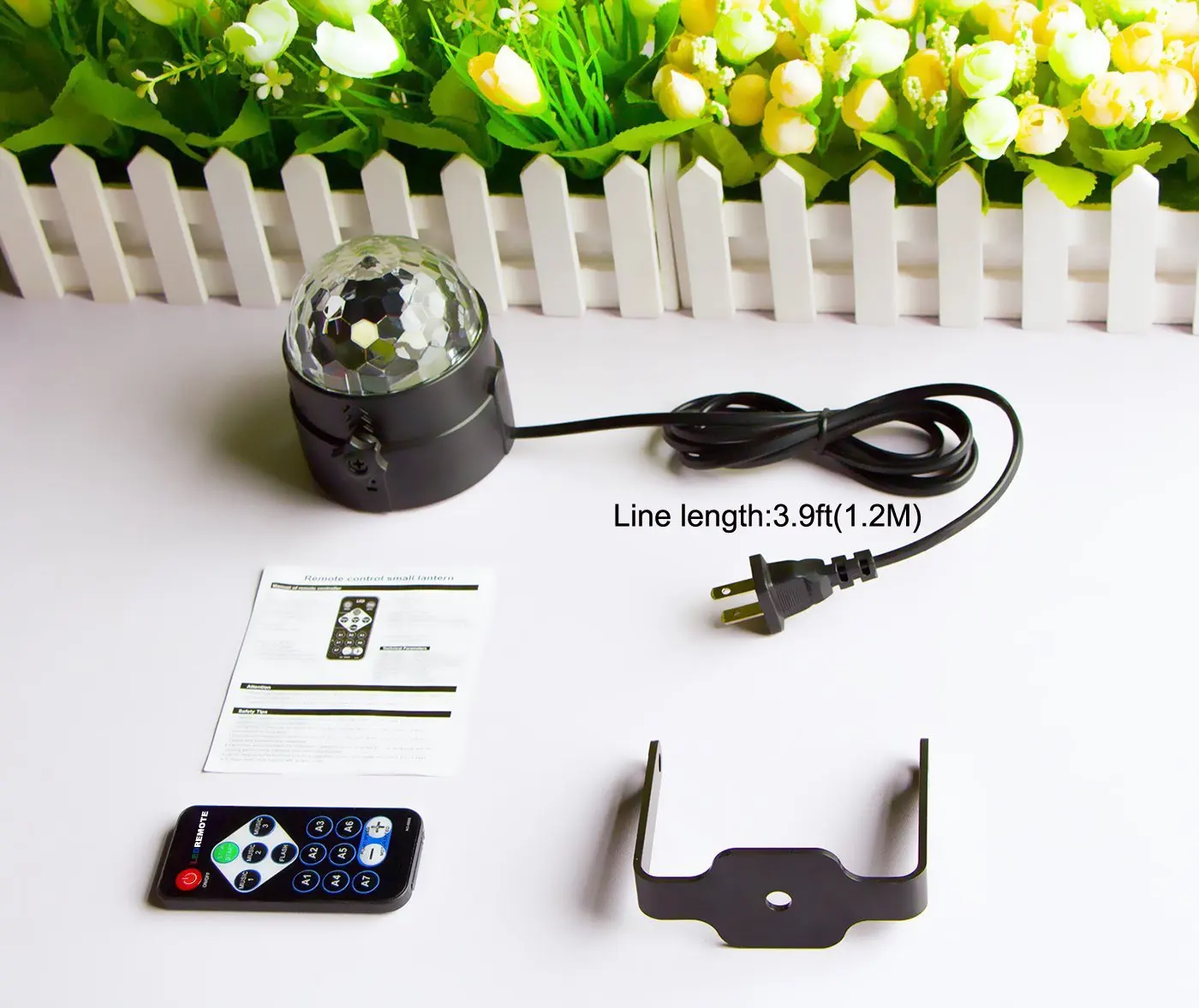 مزامنة الموسيقى LED المرحلة ديسكو ضوء مع جهاز التحكم عن بعد عيد الميلاد جو الدورية الكرة مصباح للحزب المنزل KTV DJ بار عيد الميلاد