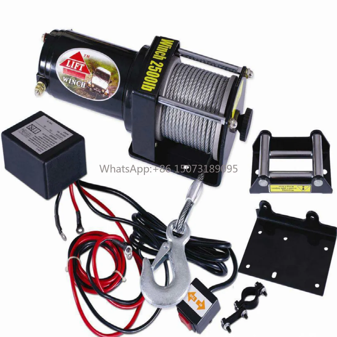 

Китай Производство сверхмощных электроприводов по низкой цене хорошего качества 2000 фунтов 12/24 В электрическая лебедка для продажи