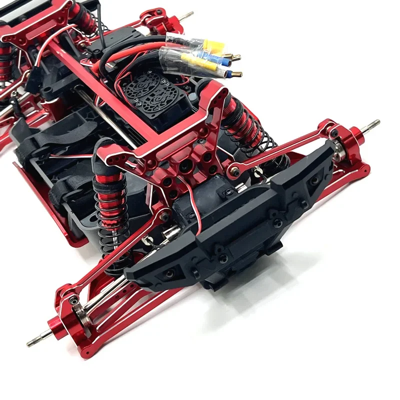 Przednie i tylne stałe drążki kierownicze do Hyper GO MJX 1/10 10208 Akcesoria Metalowe części zamienne do tuningu Zestaw do modeli RC Crawler Samochód Terenowy Buggy