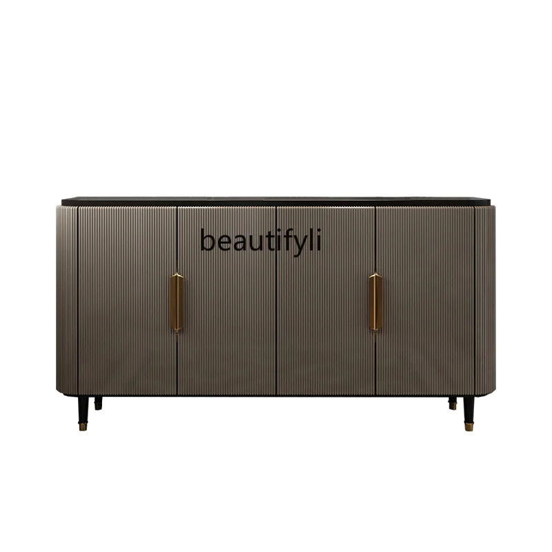 

Post-Modern Light Luxury Line Entrance Cabinet Entrance Partition Shoe Cabinet Simple Hall Cabinet Small Apartment