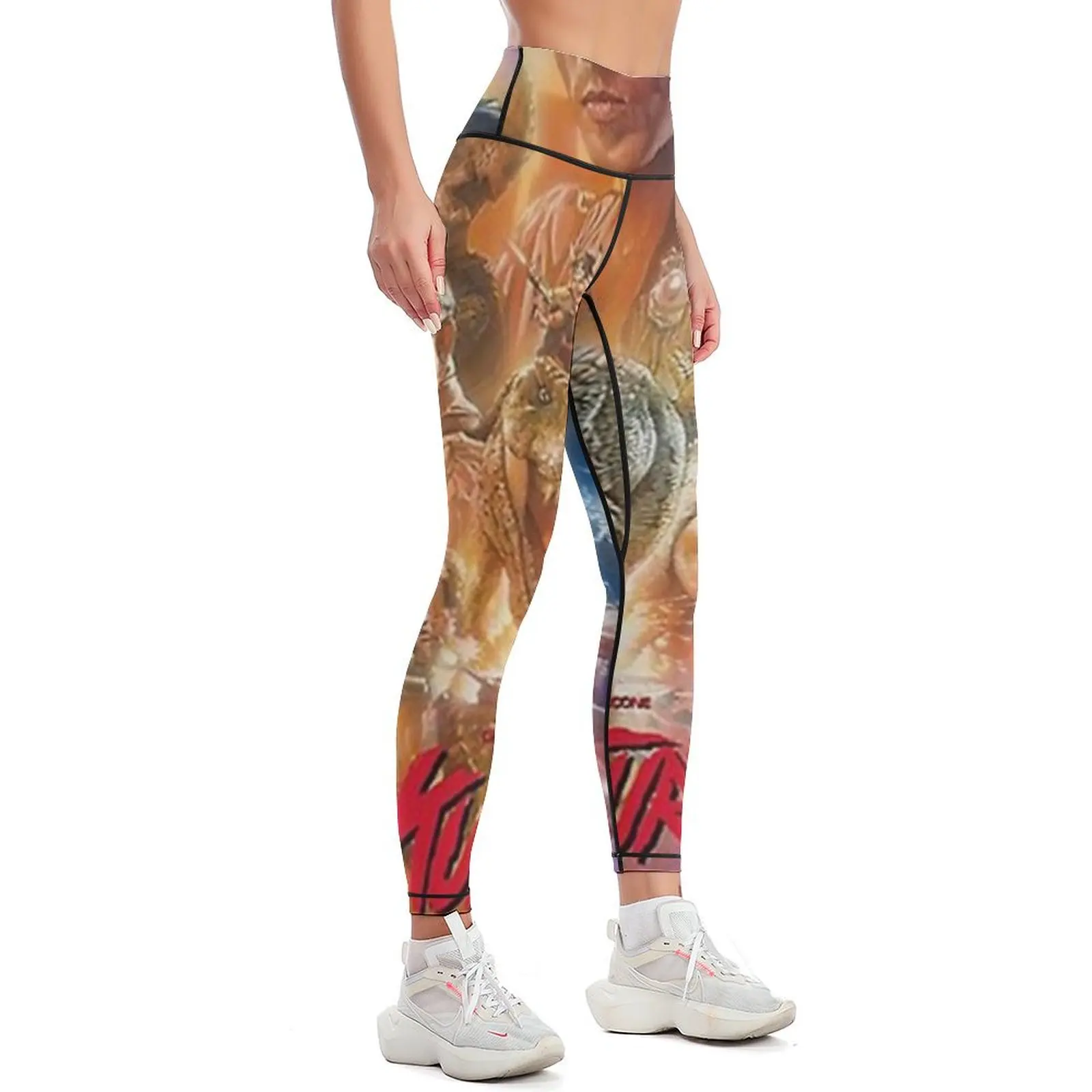 Kung Fury Leggings gym's clothing for physical Womens Leggings