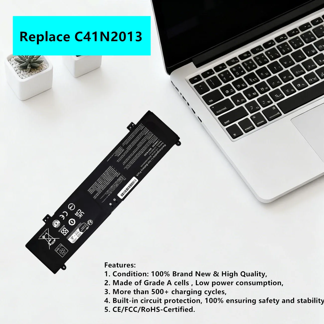 C41N2013 Battery For ASUS ROG Strix Scar 15 G533 G533QR G533QM G733 G733QR G17 G713 G713QR GU603H GA503 GA503Q S17 GX703 FX507ZC