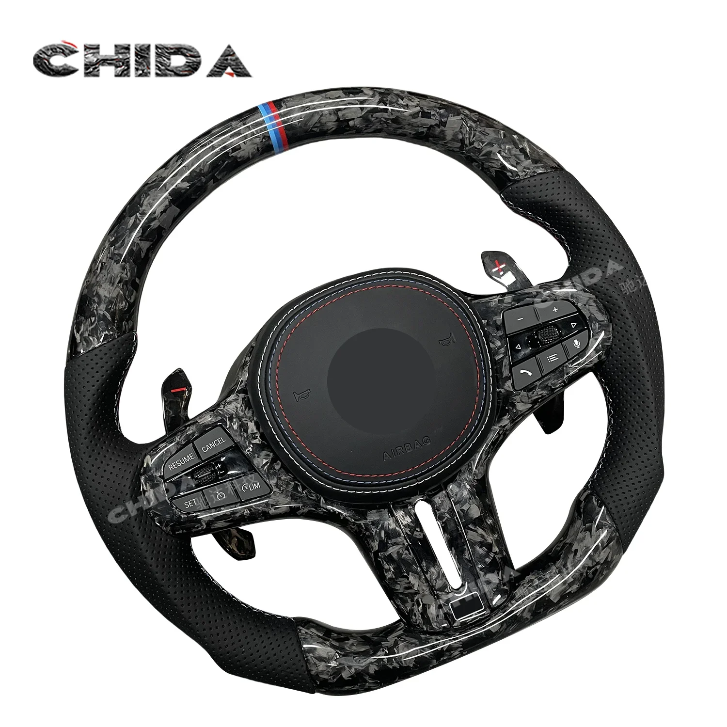 G Chassis Custom Forged Carbon Fibre Steering Wheel For BMWs G80 G82 G87 G20 F90 F91 F94 F95 F96 F97 M4 M5 X3 X4 X5 X6