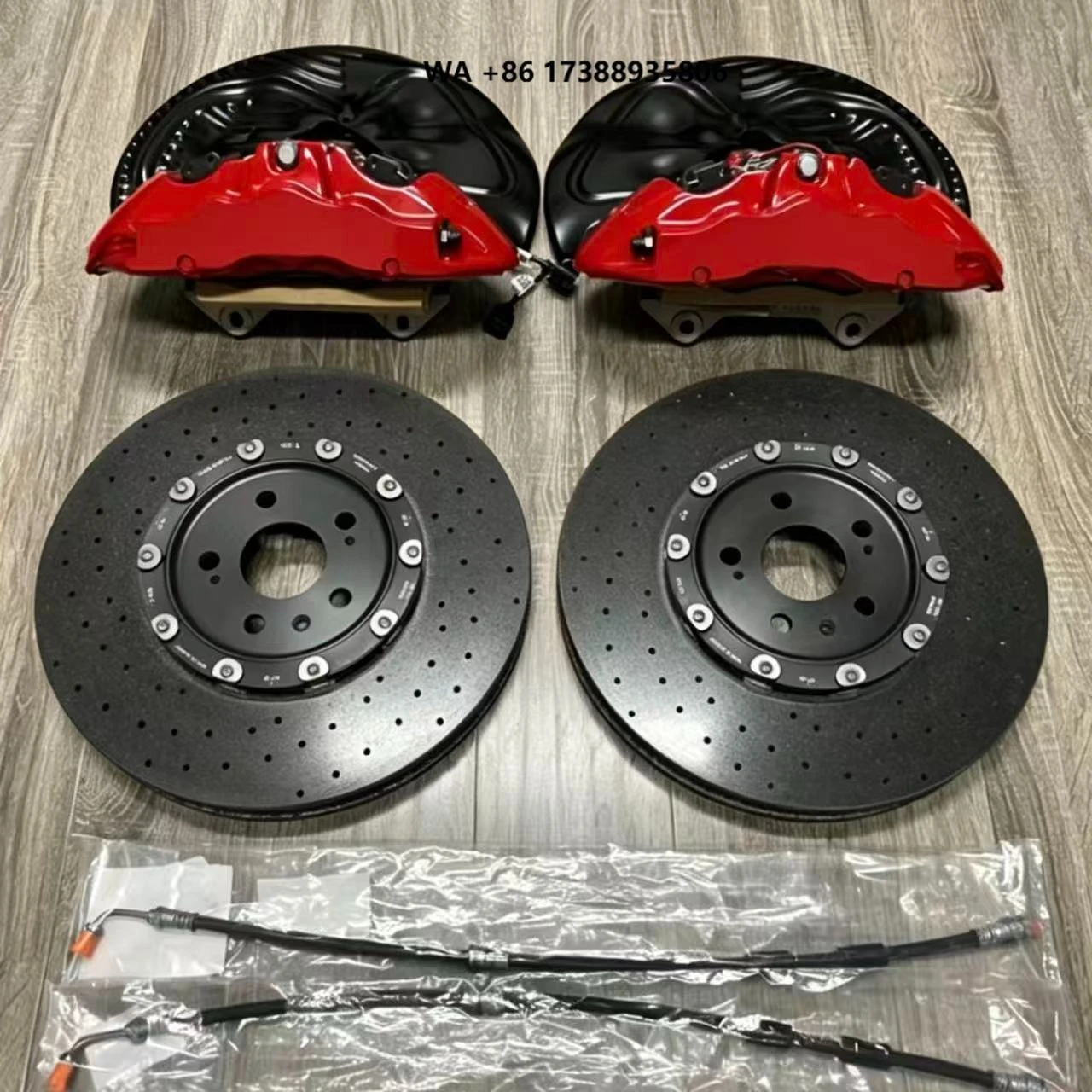 Factory Brake Calipers with Carbon Ceramic Kit 4 Pot Caliper for Au-di A5 A6 A7 B8 B9 RS4 RS5 Sportback TT Kia K5 Sedona Sephia