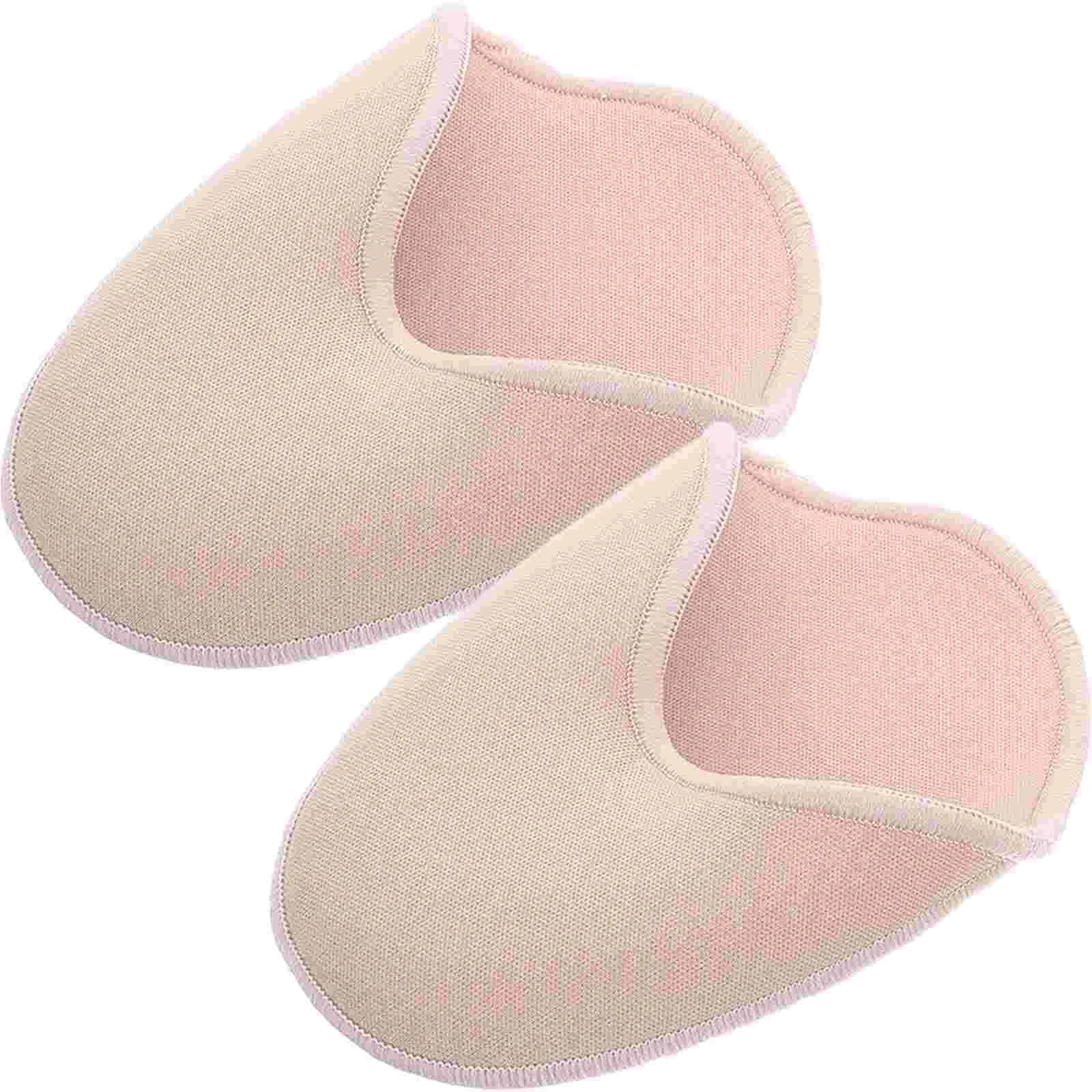 Heel Protectors Ballet Pointe Set Shoe Inserts Caps for High Heels Dancing Shoes Knitted Fabric Toe Covers