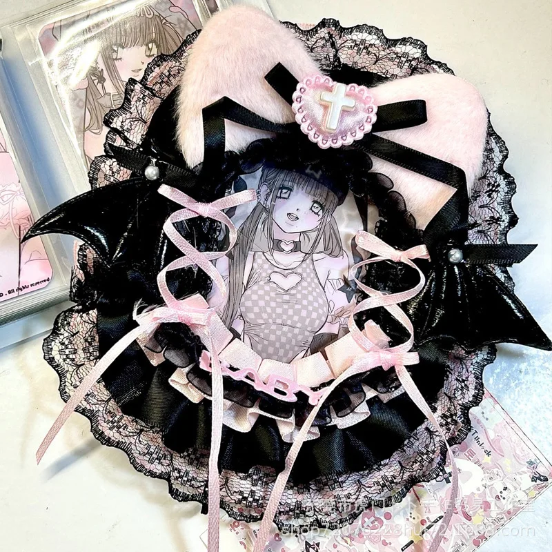 

Kawaii Подвеска Pain Bag Чехол для карт Студенческий Gu Mei Школьный портфель Подвеска Звезда 3-дюймовый маленький чехол для карт Сладкий стиль Сумка-цепочка Брелок