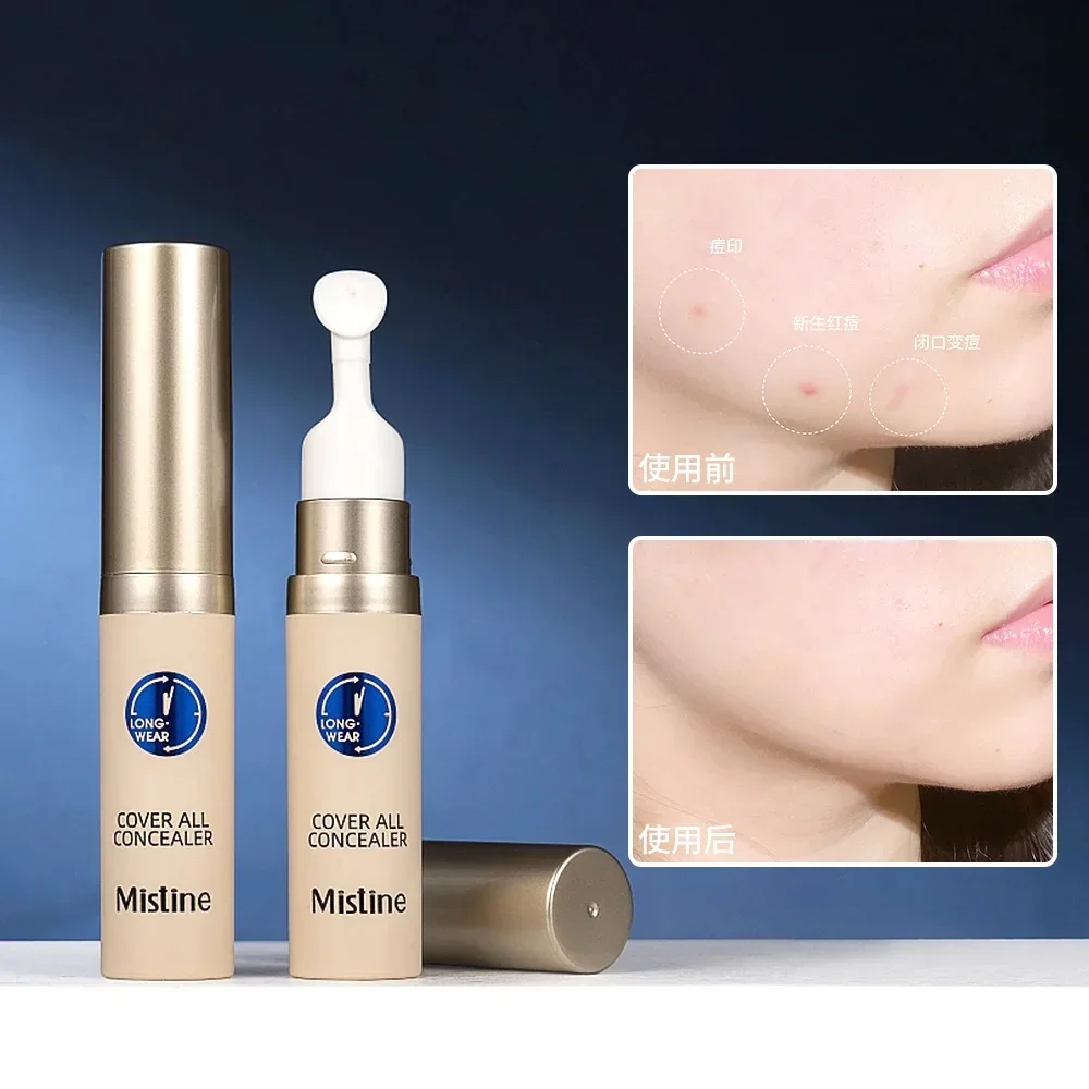 MISTINE Concealer Cream Beauty Acne Mark Cover Spots Freckles Dark Circles Long-Lasting Waterproof Pretty Makeup Cosmetic Beauty