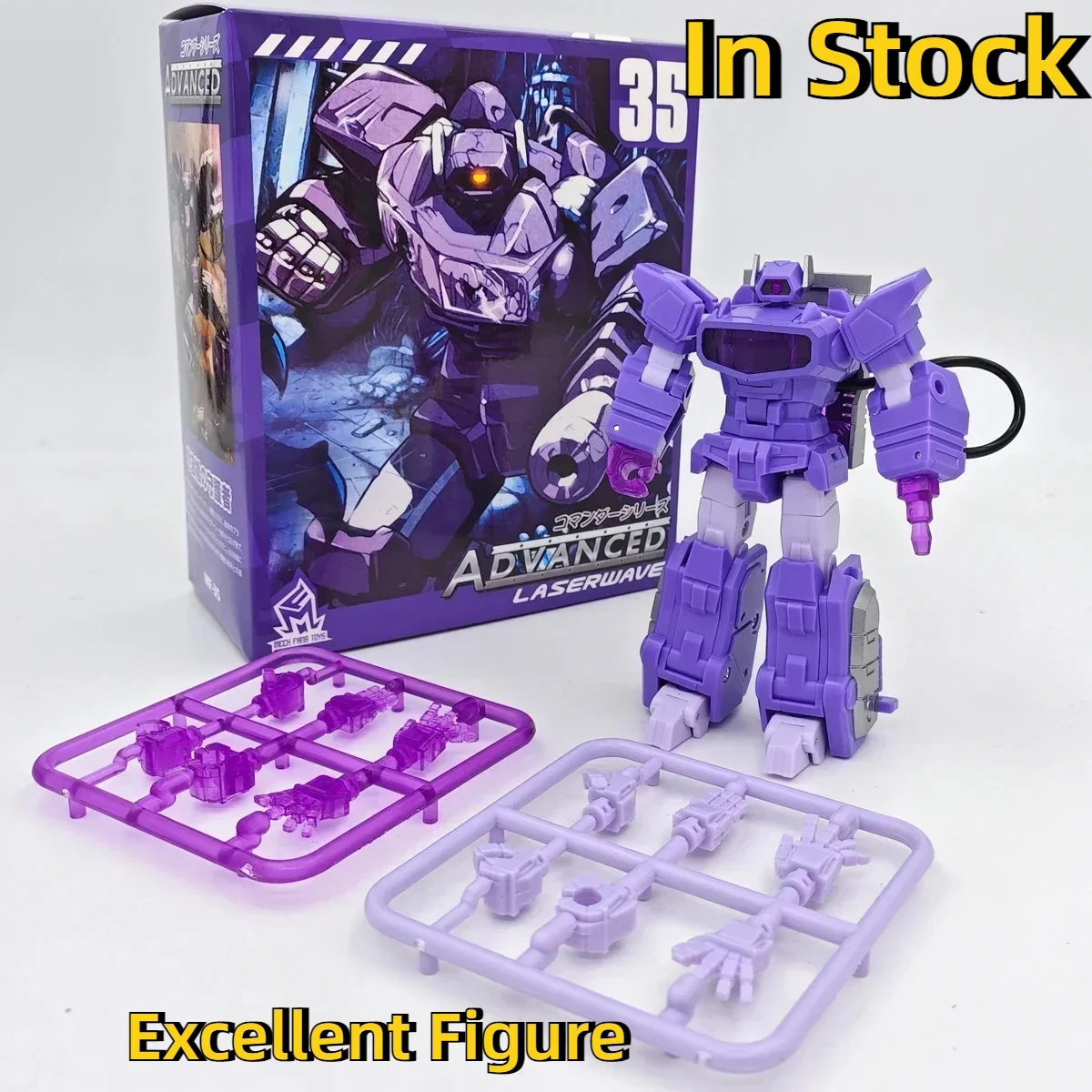 MTF zabawka transformacyjna MF35 MINI Shockwave Model Anime wersja kieszonkowa figurka Autobot kolekcja prezentów