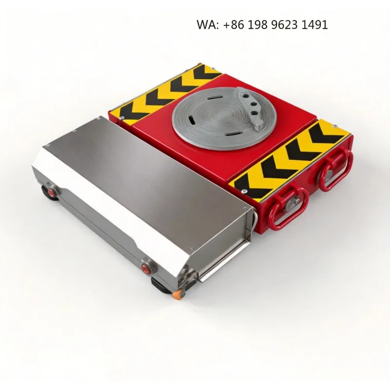 Multi‑Scene‑Powered‑‑Stair‑Climbing‑Dolly‑Cart, 200‑kg‑Lithium‑Battery‑Crawler‑Shopping‑Mall‑Warehouse‑Goods‑Carrying‑Tool
