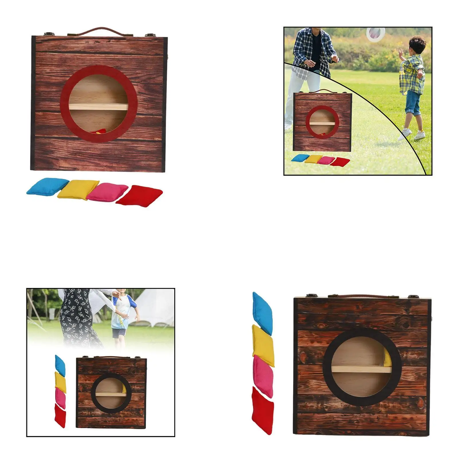 Tablero de Cornhole de escritorio, juego de Cornhole de mesa, regalos, lanzamiento de bolsas de frijoles portátiles