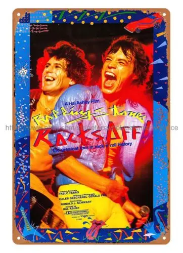 1982 Let's Spend the Night Together German metal tin sign metal yard signs tin sign