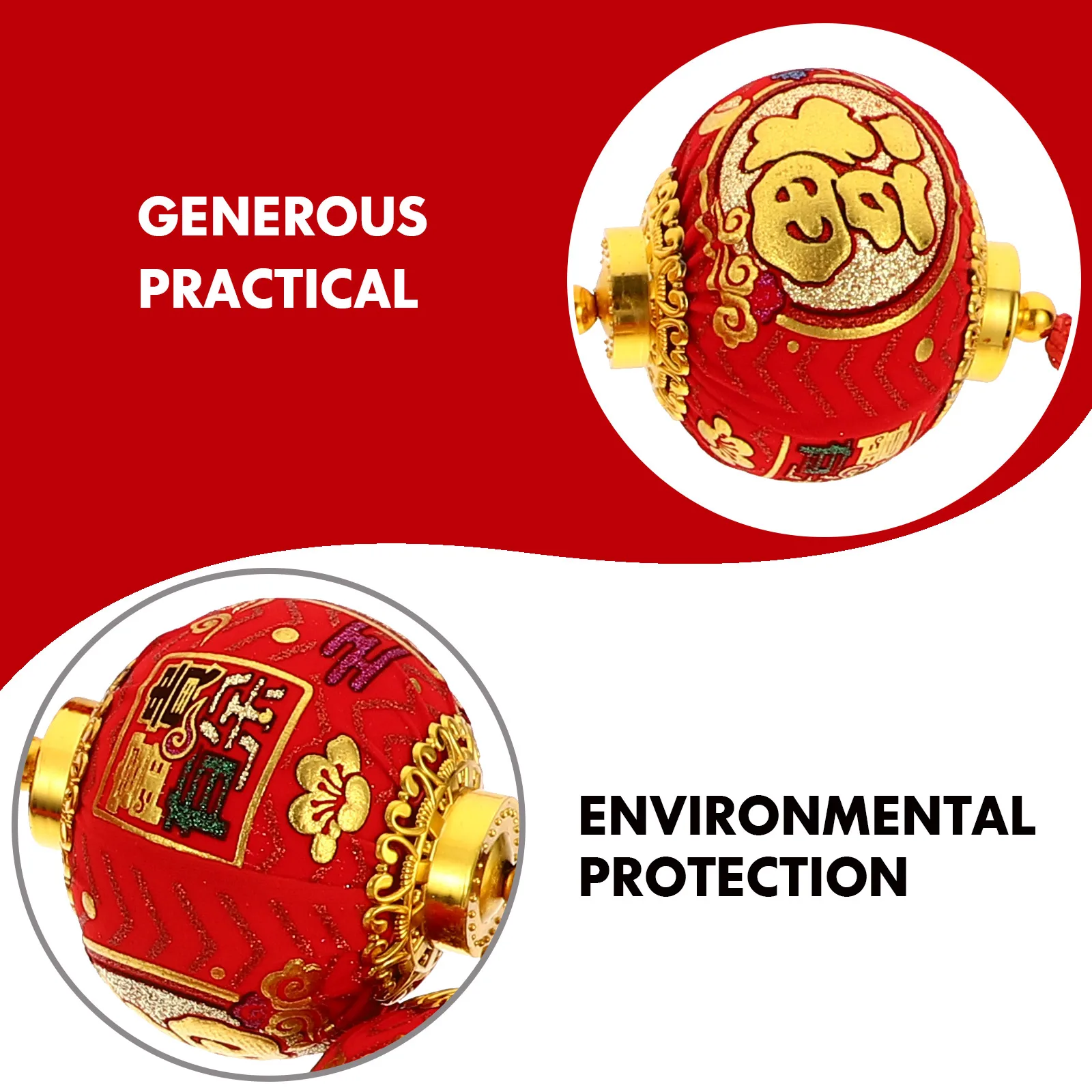 

Chinese Year Door Pendant Small New Year Pendant Delightful Festive Atmosphere Curtain Garden Decoration Welcome Spring