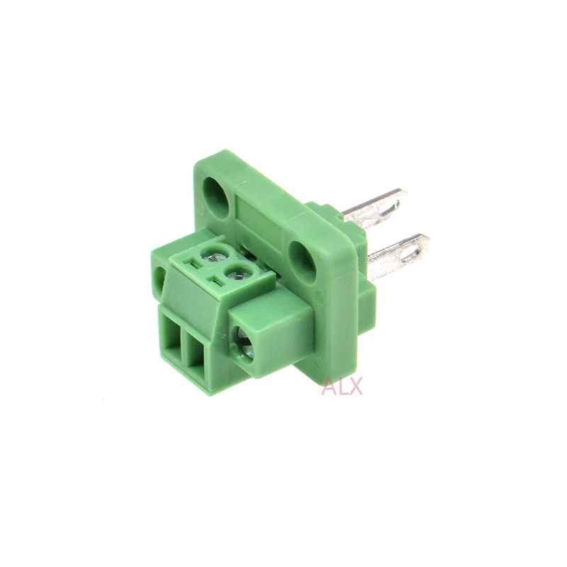 3SETS 15CDGV 2/3/4/5/6/8 pin 3.81MM pitch pluggable screw terminal block 3.81 PLUG TYPE pcb connector with Flange PLUG + SOCKET