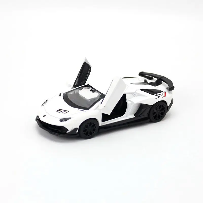 CAIPO 1:40 مقياس Huracan STO Aventador SVJ63 التراجع لعب نموذج سيارة المركبات #5