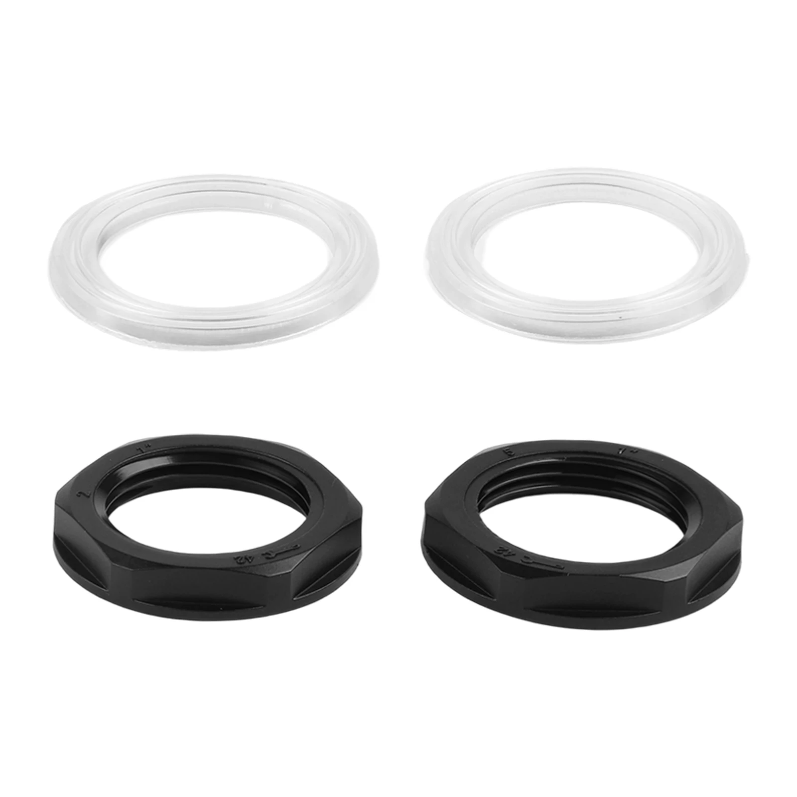 Rainwater Collection Pipe Connector Set with 50cm Extension Tube Dual 25mm Connectors Washers and Nuts for 3/4 Fittings