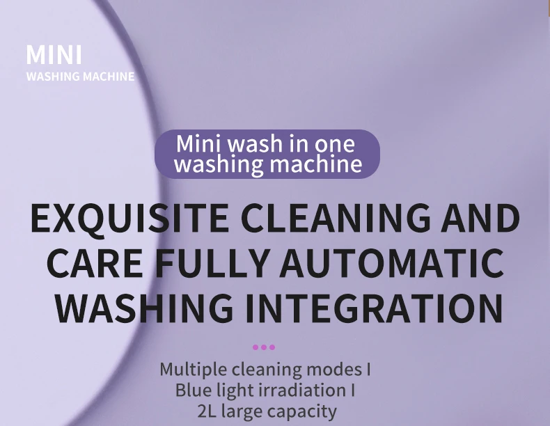 Wireless Mini Portable Washing Machine 1