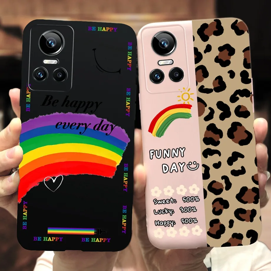 For Realme GT Neo 3 150W RMX3563 Case Literary Style Coque Cover For Realme GTNeo 3 Neo3 80W Soft Silicone Phone Case Capa