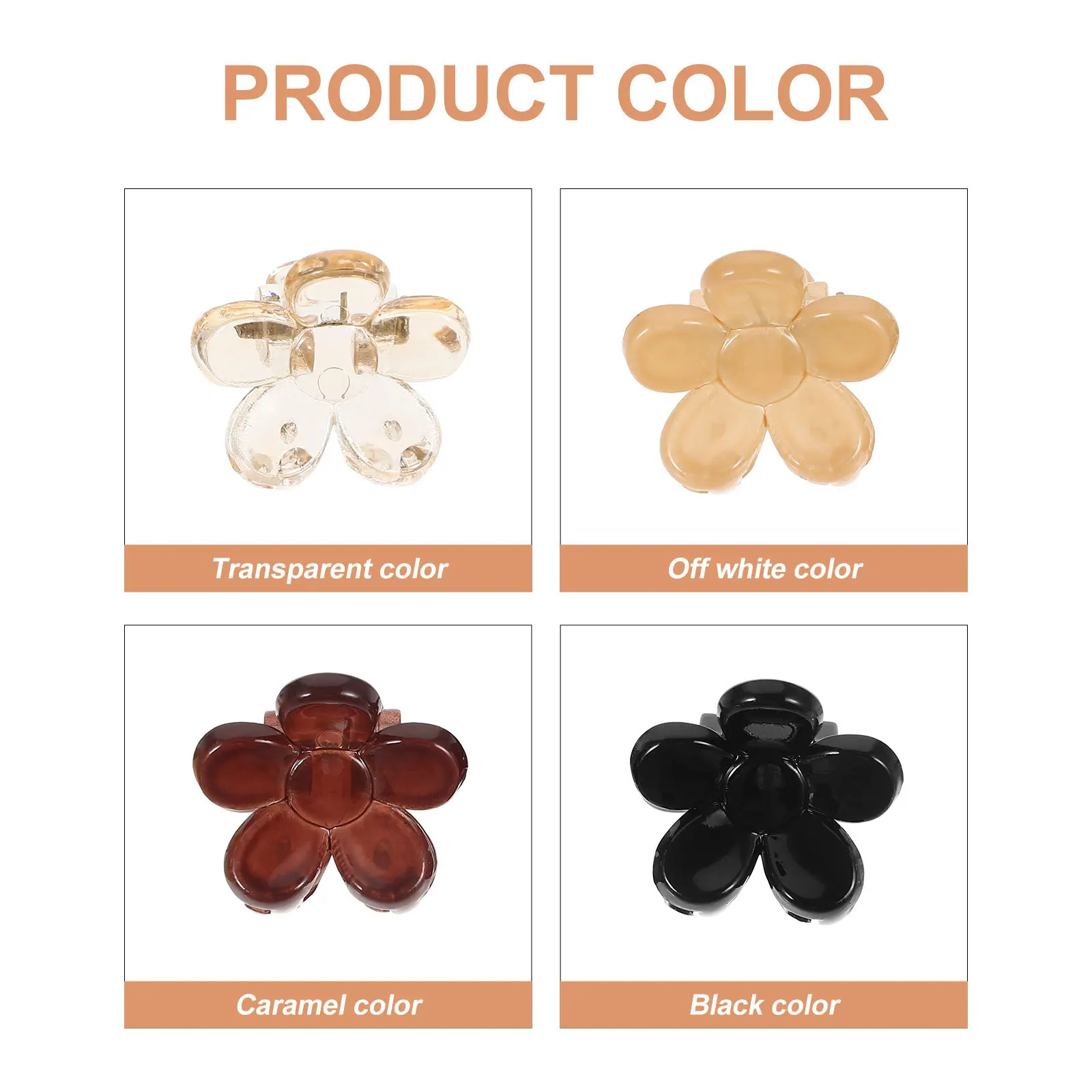 

8Pcs Mini Flower Claw Clips Small Hair Accessories for Girls Toddlers Small Flower Hair Clips Mini Claw Clip for Kids