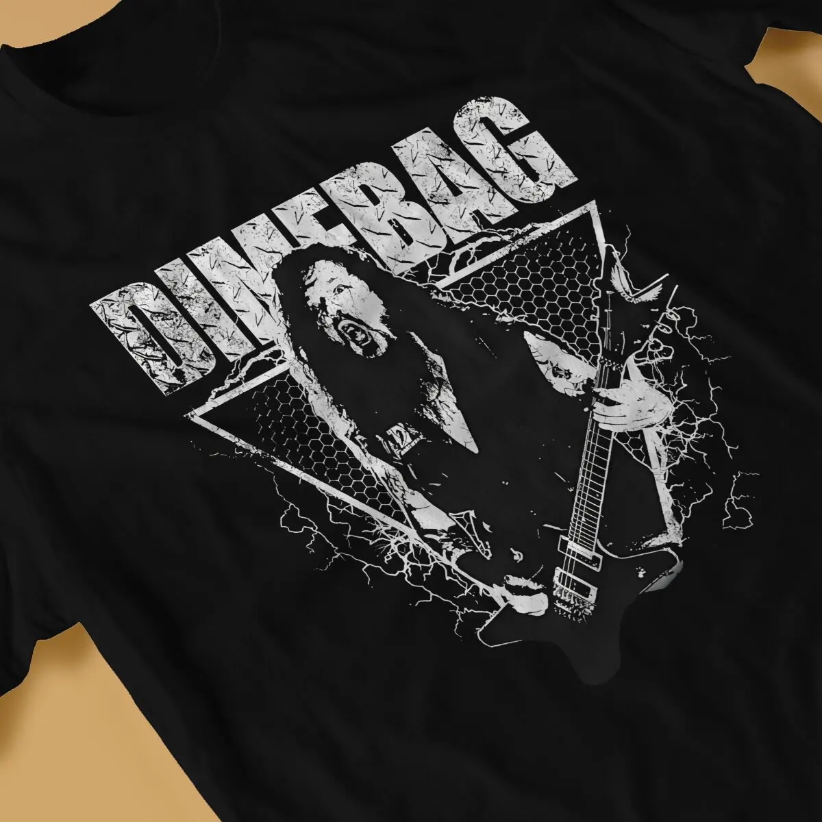 Legendary Guitarist Man\'s TShirt Dimebag Darrell Crewneck Short Sleeve Fabric T Shirt Funny Top Quality Birthday Gifts