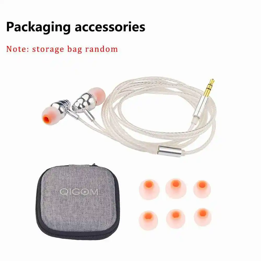 سماعة أذن سلكية QIGOM E01 سماعة أذن Little Conch، 32Ω 98dB، تجويف خلفي كامل مفتوح، معادلة ثلاثية التردد، Bass HIFI #6