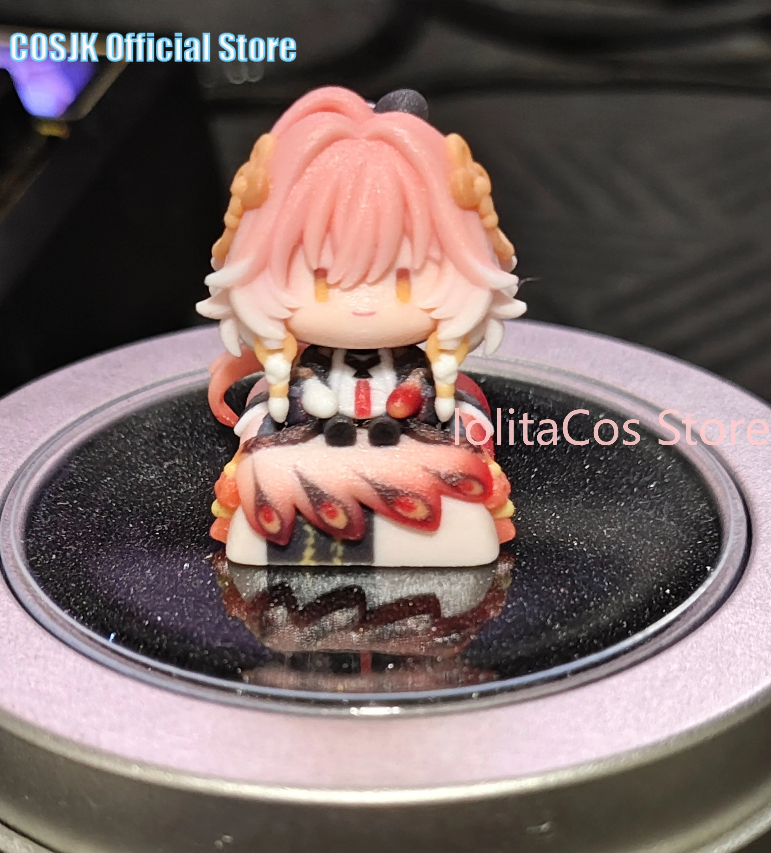 

Wuthering Waves Rover Cartethyia Camellya The Shorekeeper Kawaii Keycap Anime Mechanical Keyboard Decoration Birthday Gift Xmas