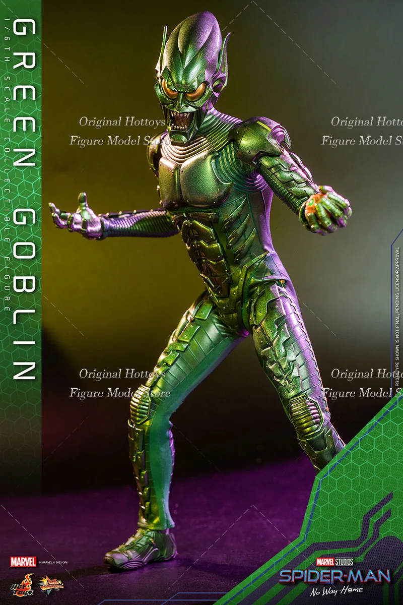 HT Hot Toys MMS630 1/6 Green Goblin Spider-Man No Way Home Movie Villain Full Set 12-inch Action Figure Model Gifts Collection