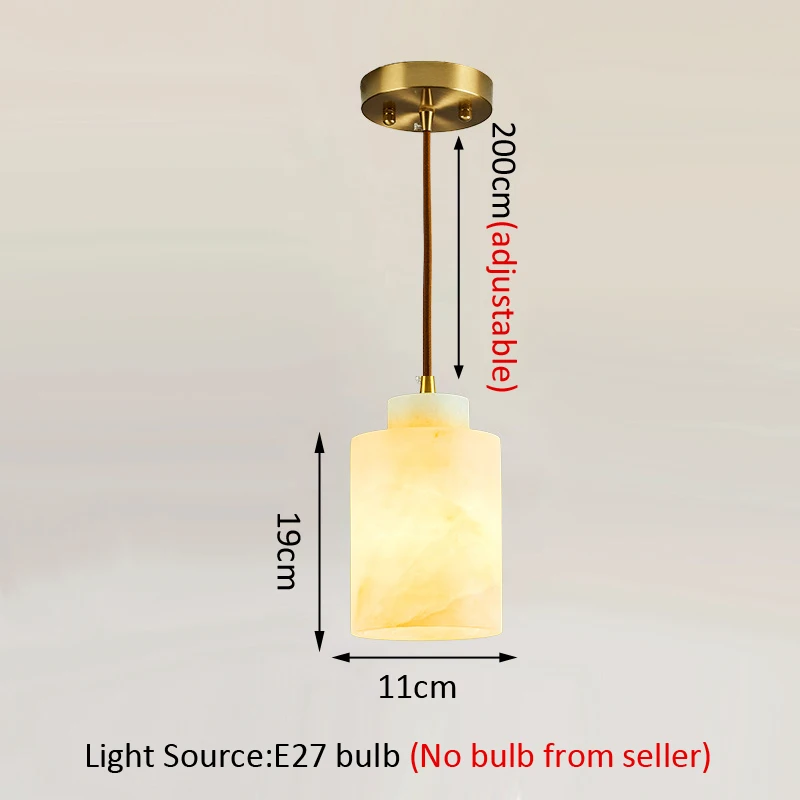 Nordic Marble Main Bedroom Bedside Dining Room Small Pendant Light Modern Minimalist Designer Creative Hanging Wire Light