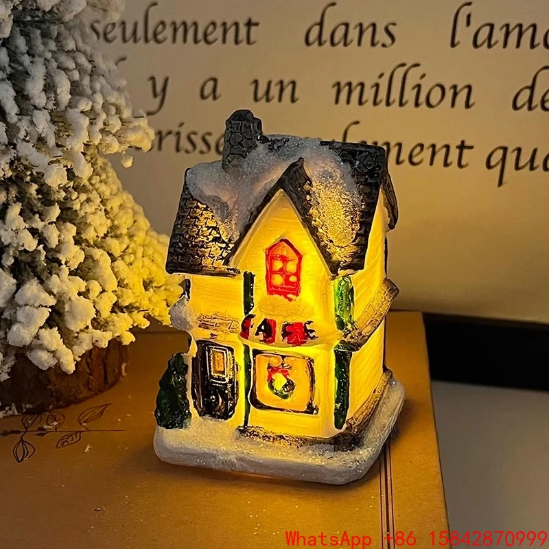 

Night light ornament igloo small house luminous home accessories