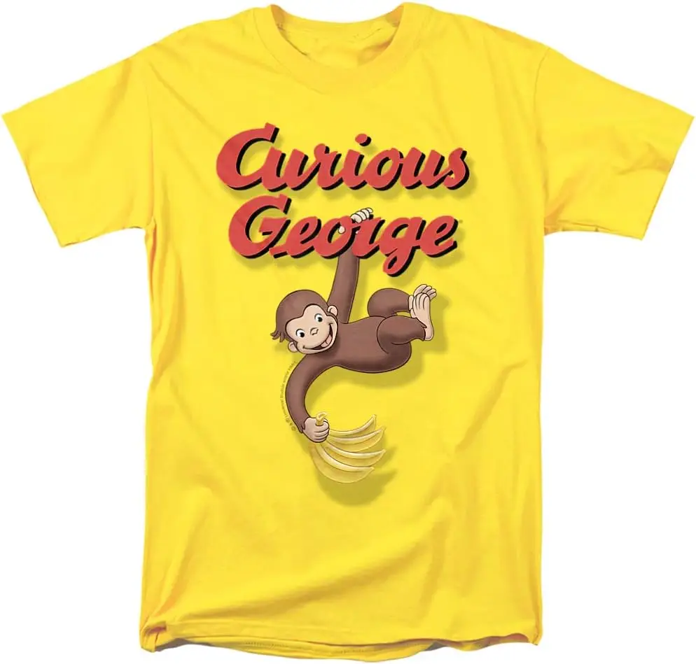 Curious George Hangin Out Unisex Adult T Shirt