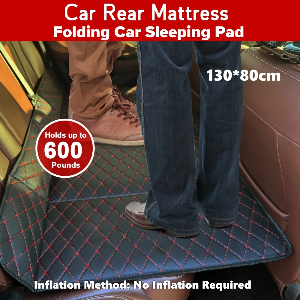 

Универсальный складной автомобильный матрас из искусственной кожи, портативный дорожный матрас на заднем сиденье, ненадувной матрас на заднем сиденье автомобиля для седана