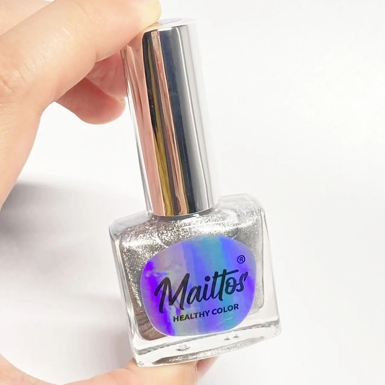 WA501 - 12ml No-bake Cat's Eye Water-based Nail Polish, Oderless, With a Magnet, It Dries Quickly No Need UV Lamp, Easy to Tear