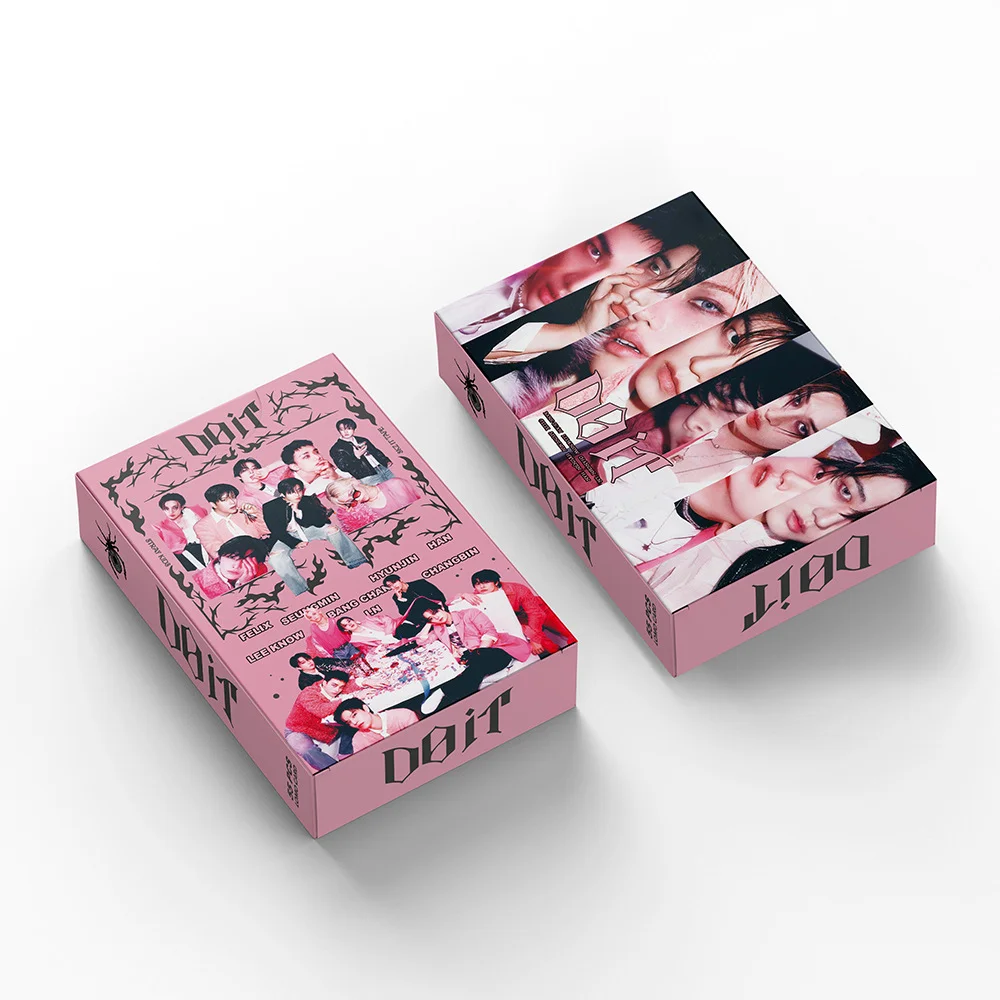 

55 Stray Kids Album Pain Pack Lomo Card KPOP2025 New DO IT SKZ Official Pink Series Felix Hyunjin Bangchan Photo Collection Card