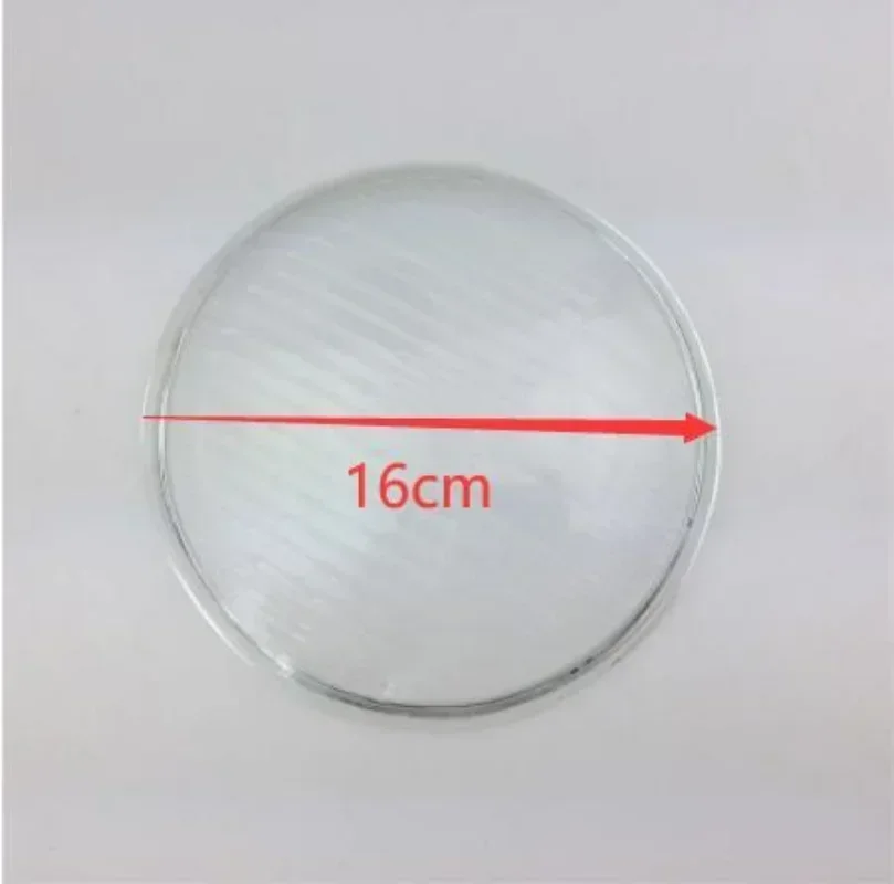 3pcs 14cm-16cm for GN125 HJ125-8 Motorcycle Refit JH70 Motorcycle Headlight Glass Round, Pattern Random Delivery.