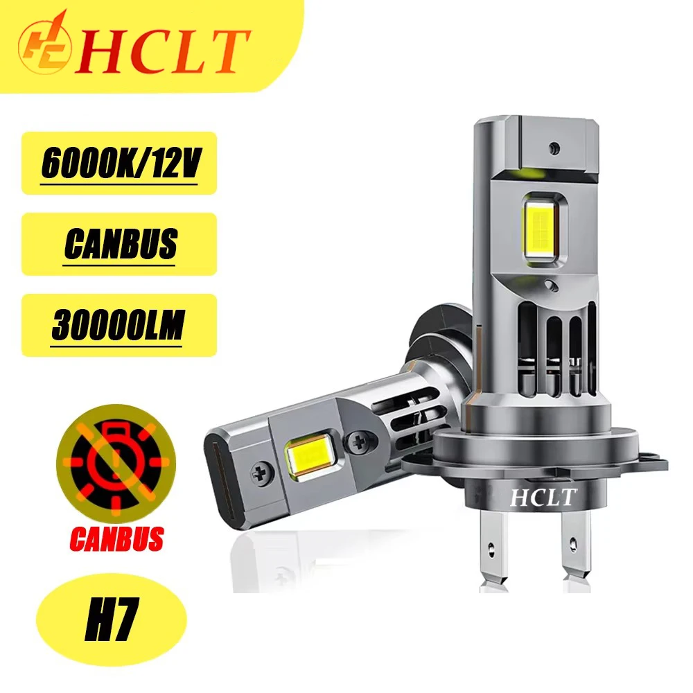 2PCS H7 Led Headlig…