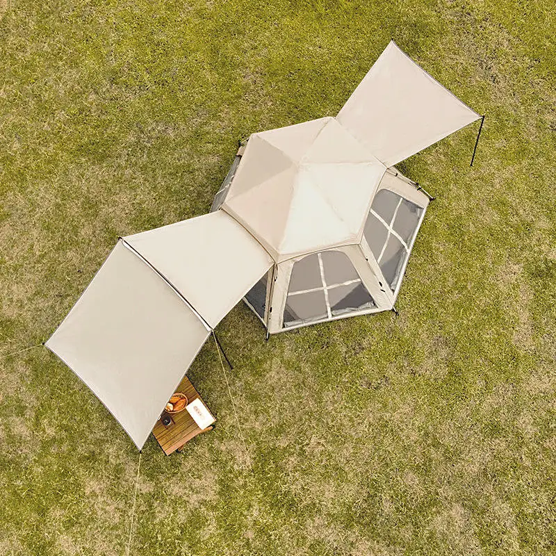 

Hot Sale Portable Family Camping Tent Waterproof Large Space Camping Outdoor Adventure