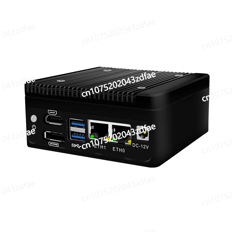 SZBOX H9 N100 Soft Router Fanless Mini PC DDR5 SO-DIMM 2*i226 1000M LAN HDMI2.1 DP1.4 PfSense Firewall Appliance BKHD-ALD-N100