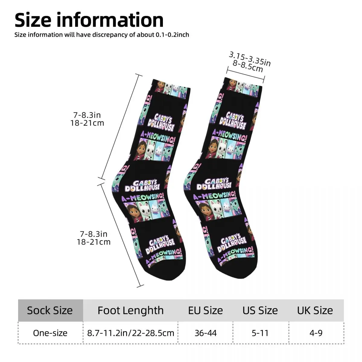 Kids Love Socks Printed Men's Stockings Polyester