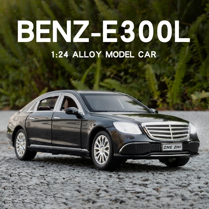 1/24メルセデスベンツE300（カスタム品） 1:24 メルセデス・ベンツ E300l Eクラス 合金製モデルカー ダイ