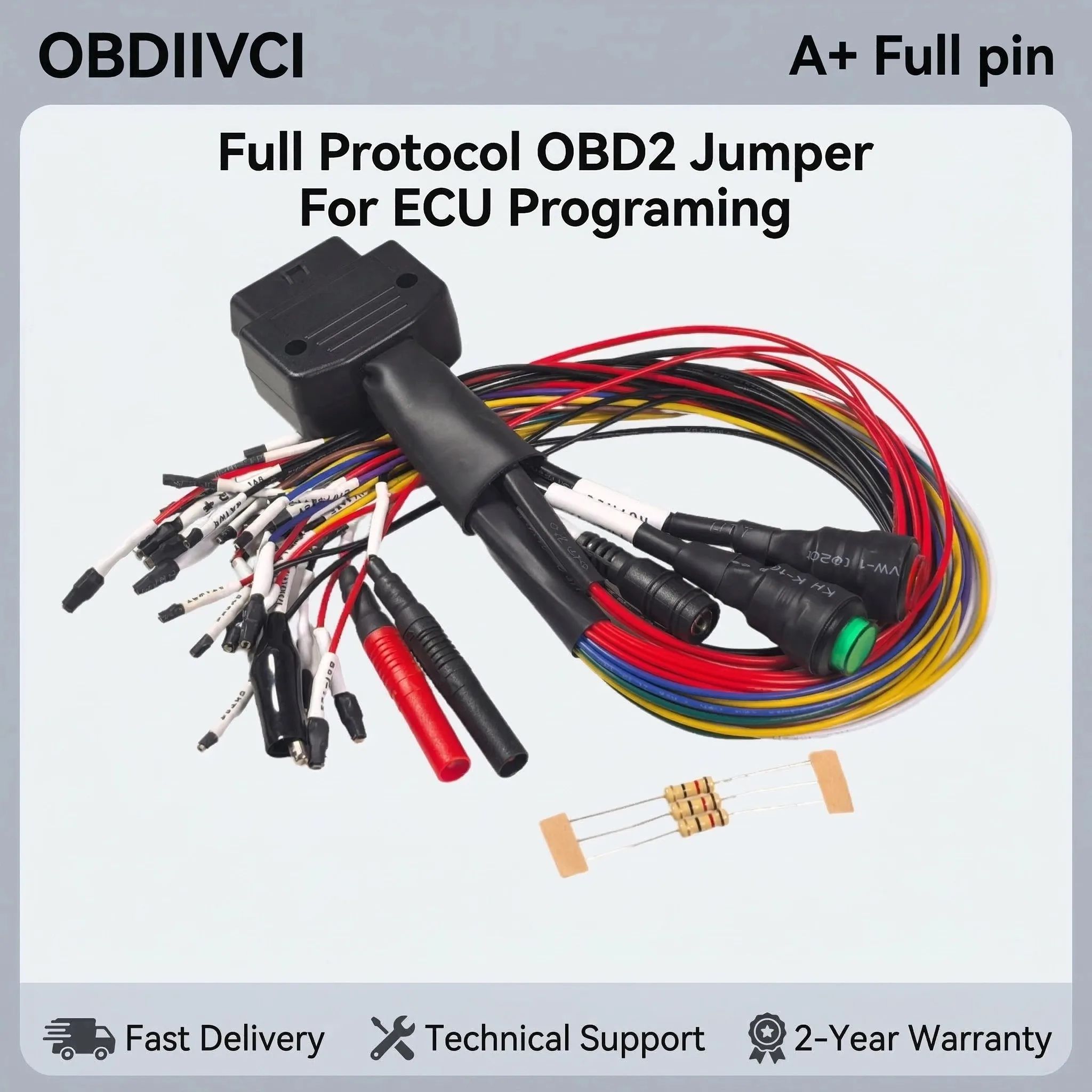 

Full Protocol OBD2 Jumper Used To Connect ECU For ECU Programing Professional Cable Compatible With MPPS/KesV2/PCtuer Bench Work