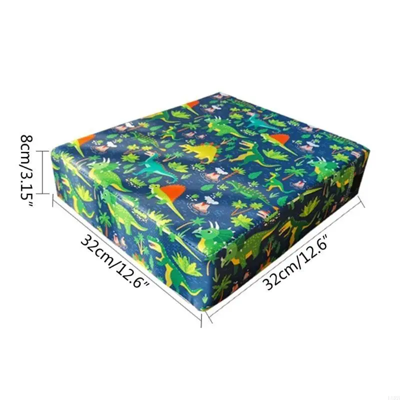 漫画幼児ブースターシート滑り止め子供ハイチェアクッション防水生地椅子パッドダイニングテーブル用ホーム L8RB