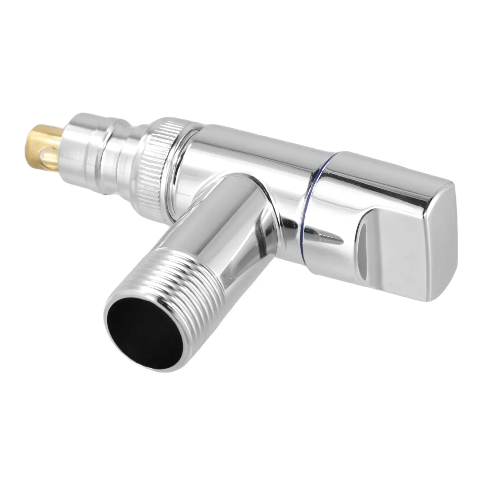 Bathroom Faucet Angle Valve With Raw Tape G1/2 Rotary Switch Washing Machine Faucet Water Stop Valve Brand New