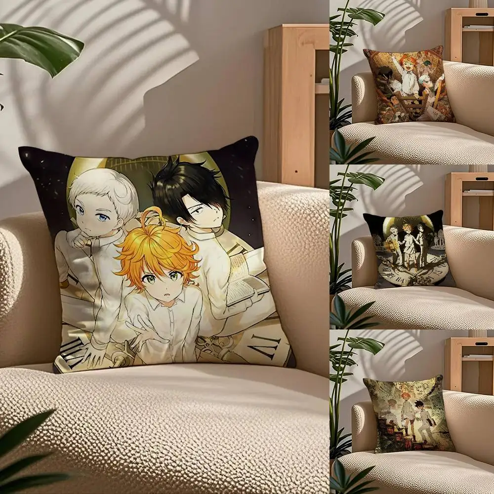 

The Promised N-Neverland Pillow Case Comfort Sofa Bed Silky Elegant Invisible Zipper Custom Decorative Cushion Cover