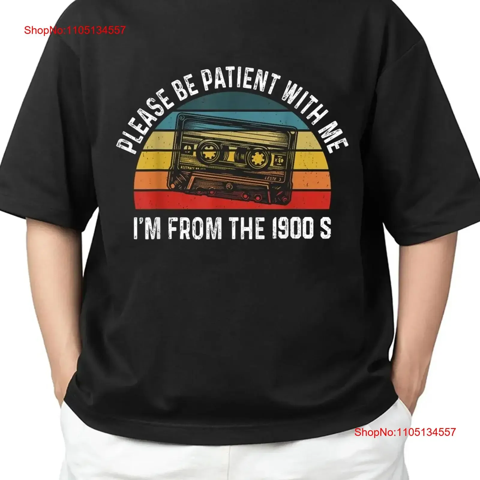 

Patient With Me I'm From The 1900s Humorous Saying T Shirt Aesthetic S 4XL vintage Washed Comfortable Stylish graphic Unisex