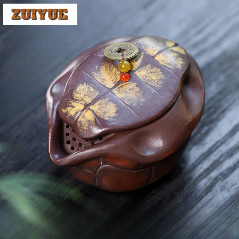 300ml Luxury Yixing Purple Clay Teapots Handmade Extremely Rich Pot Raw Ore Purple Mud Tea Soaking Kettle Chinese Zisha Tea Set