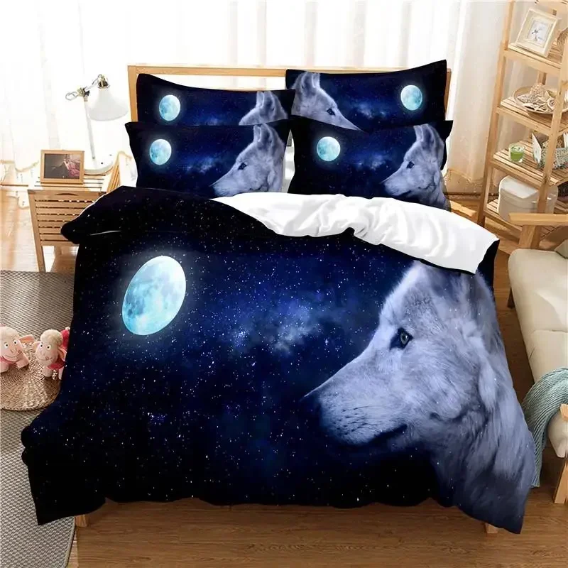 

Wolf Mechanical Eye Bedding Set Single Twin Double Queen King Cal King Size Bed Linen Set