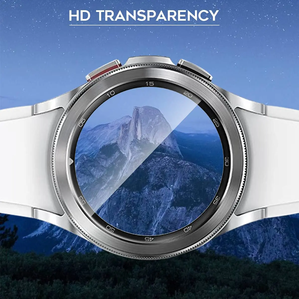 Szkło Hartowane do Samsung Galaxy Watch 4 44mm 40mm Watch4 Classic 46mm 42mm Akcesoria HD Przezroczysta Folia Ochronna na Ekran