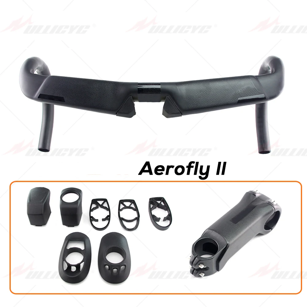 ULLICYC Aero2 Bicycle Handlebar T800 Road  Carbon Handlebar 31.8mm Matte/Gloss Racing Top Bike  Accessories Width 400~440MM